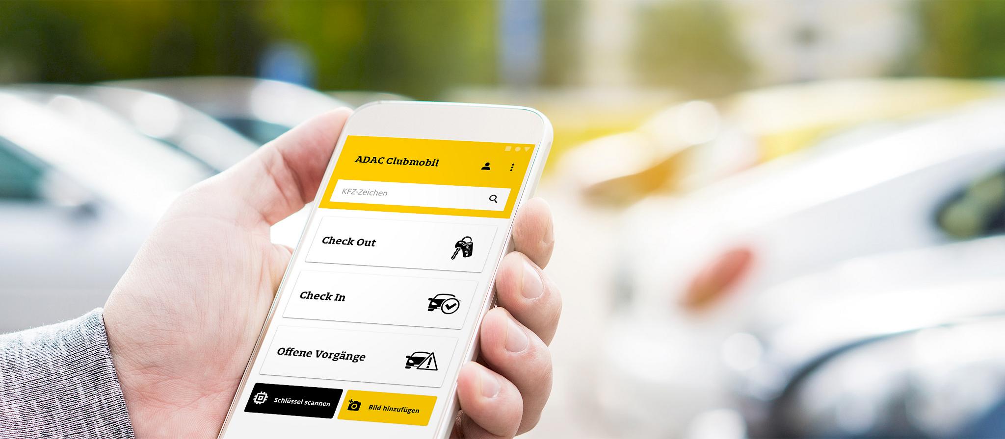 Digitalisierung Vermietungsprozess des ADAC Clubmobils durch App